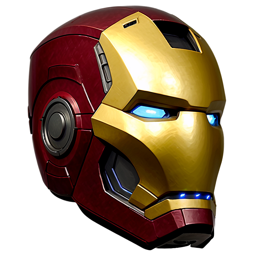 Iron Man Helmet With Advanced Hud Png 62 PNG