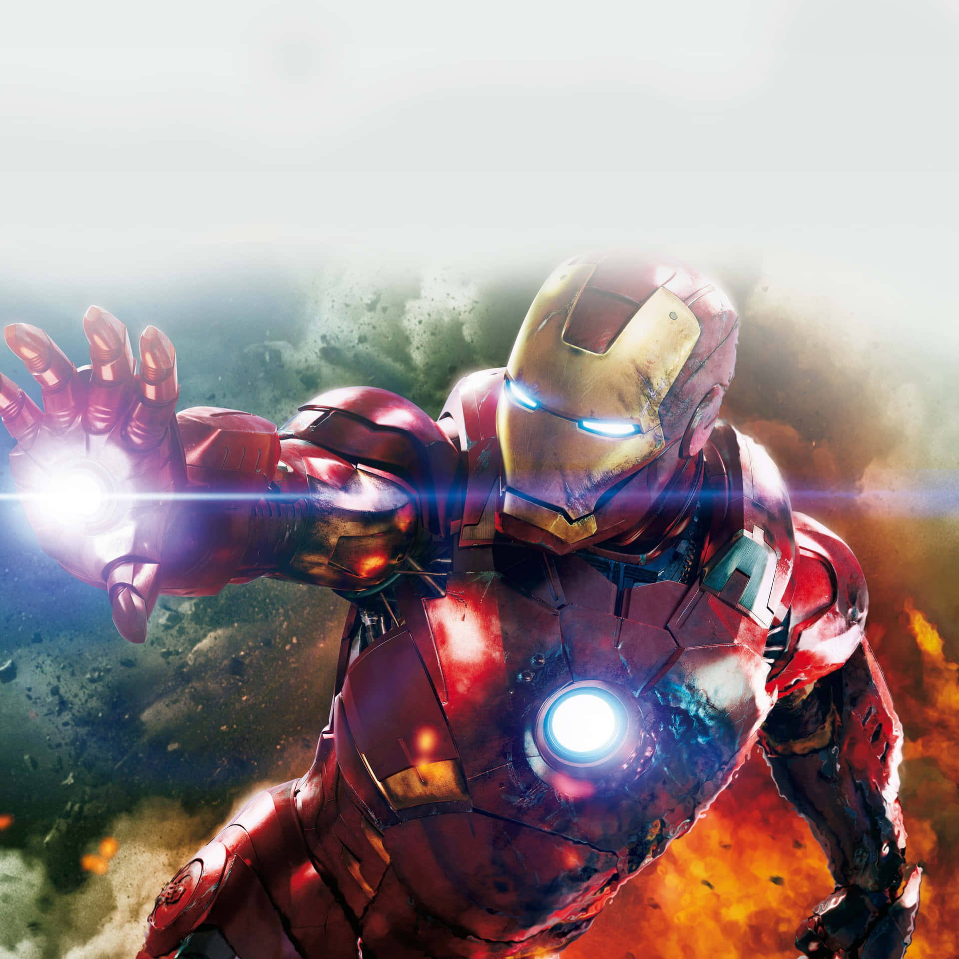 Iron Man In Action.jpg Wallpaper