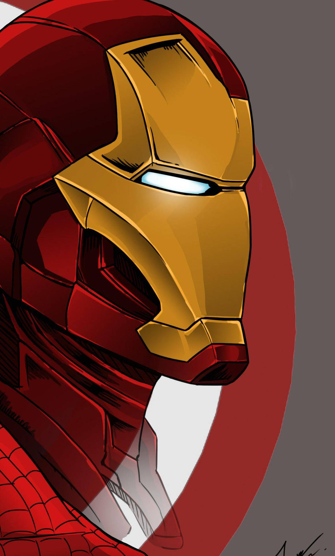 Iron Man Iphone Side Profile Wallpaper