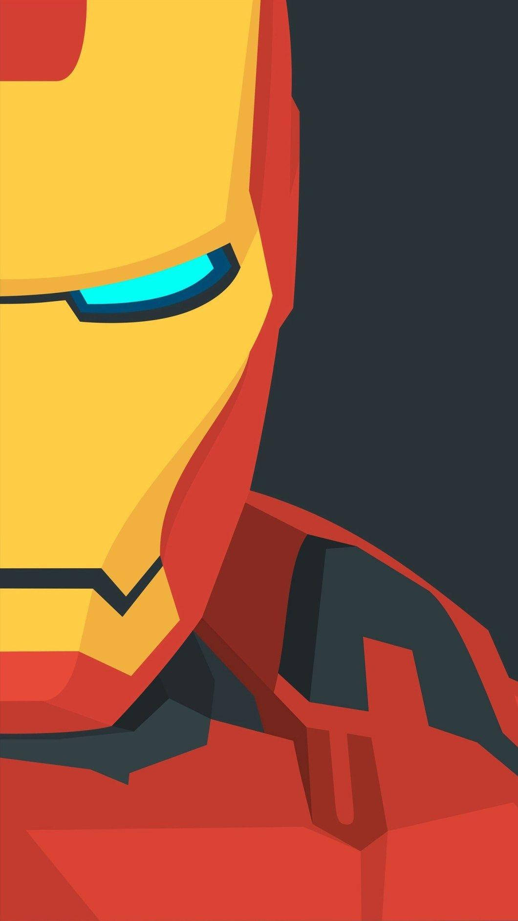 Iron Man Iphone Vector Art Wallpaper