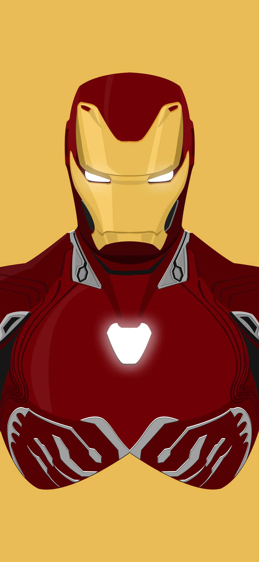 Iron Man Yellow IPhone X Wallpaper