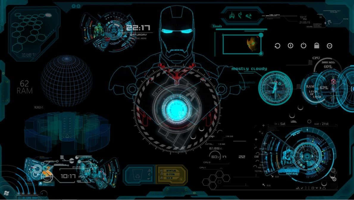Download Iron Man Jarvis Desktop Wallpaper 