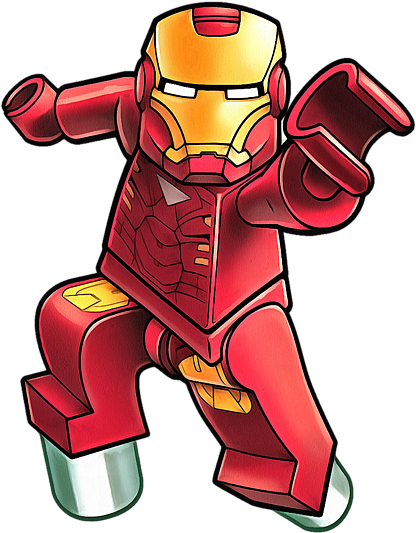 Download Iron Man Lego Character Illustration | Wallpapers.com