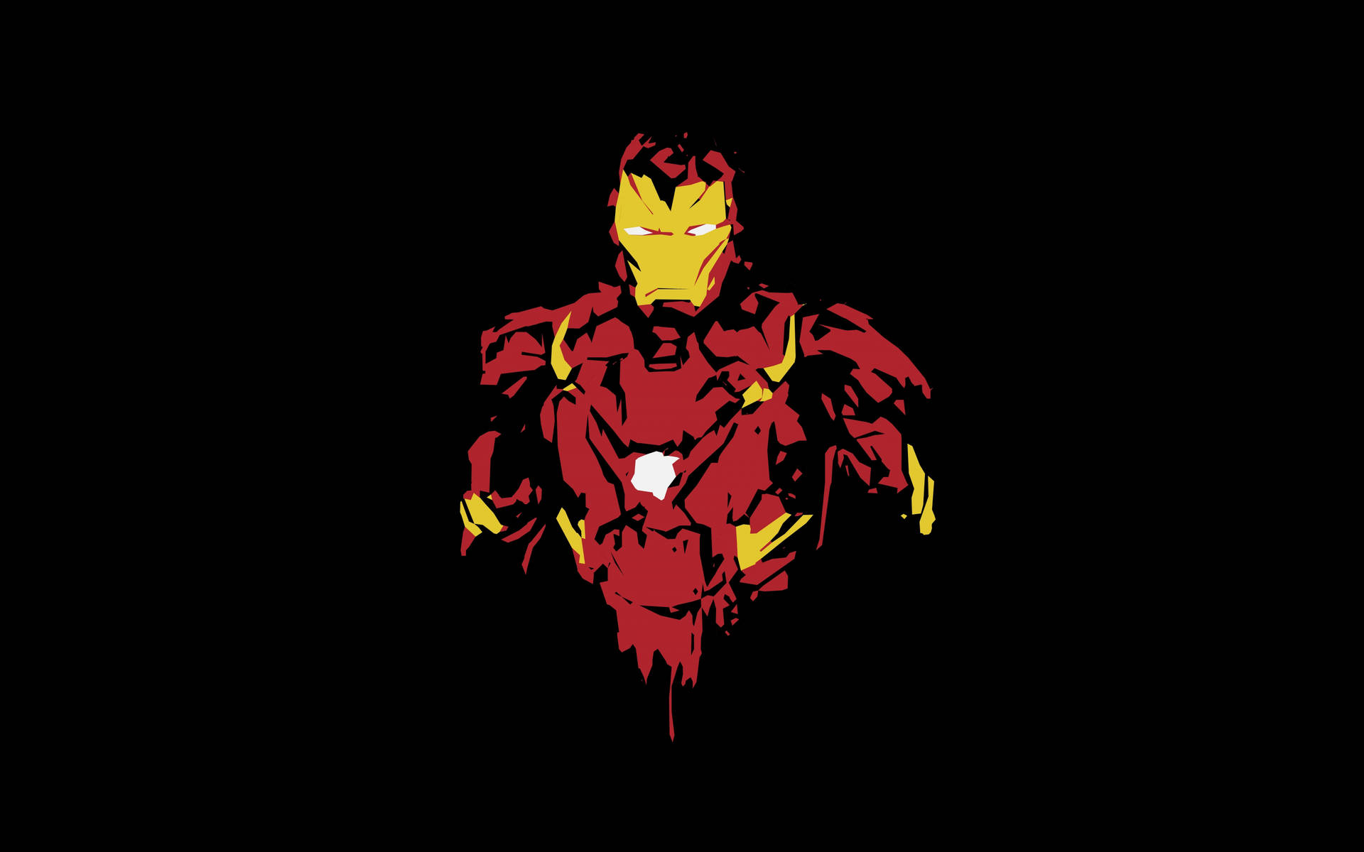 Iron Man Logo Abstract Art Wallpaper