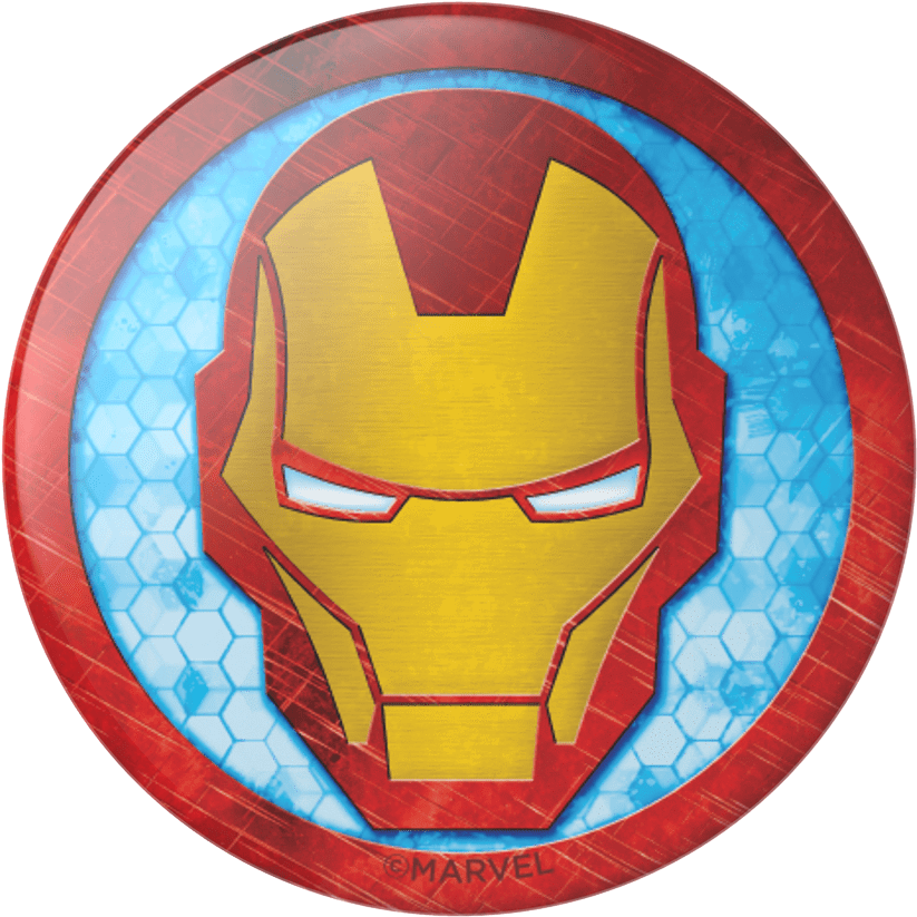 Iron Man Logo Circular Design PNG