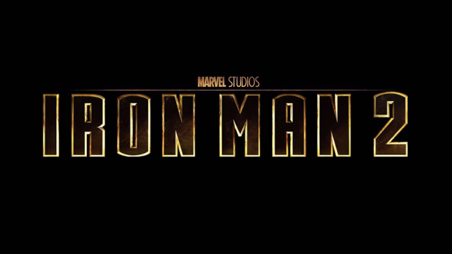 Iron Man Logo Movie Banner Wallpaper