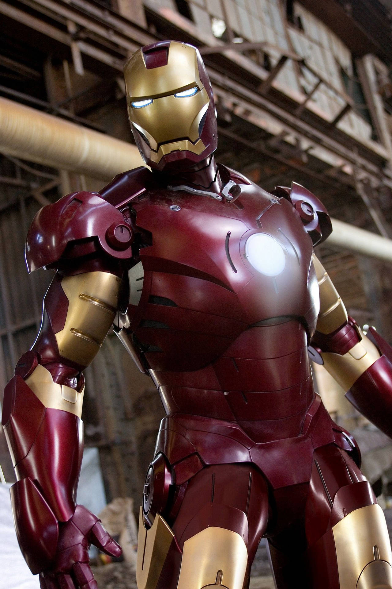 Iron Man Mark 3 Suit In Battle Wallpaper