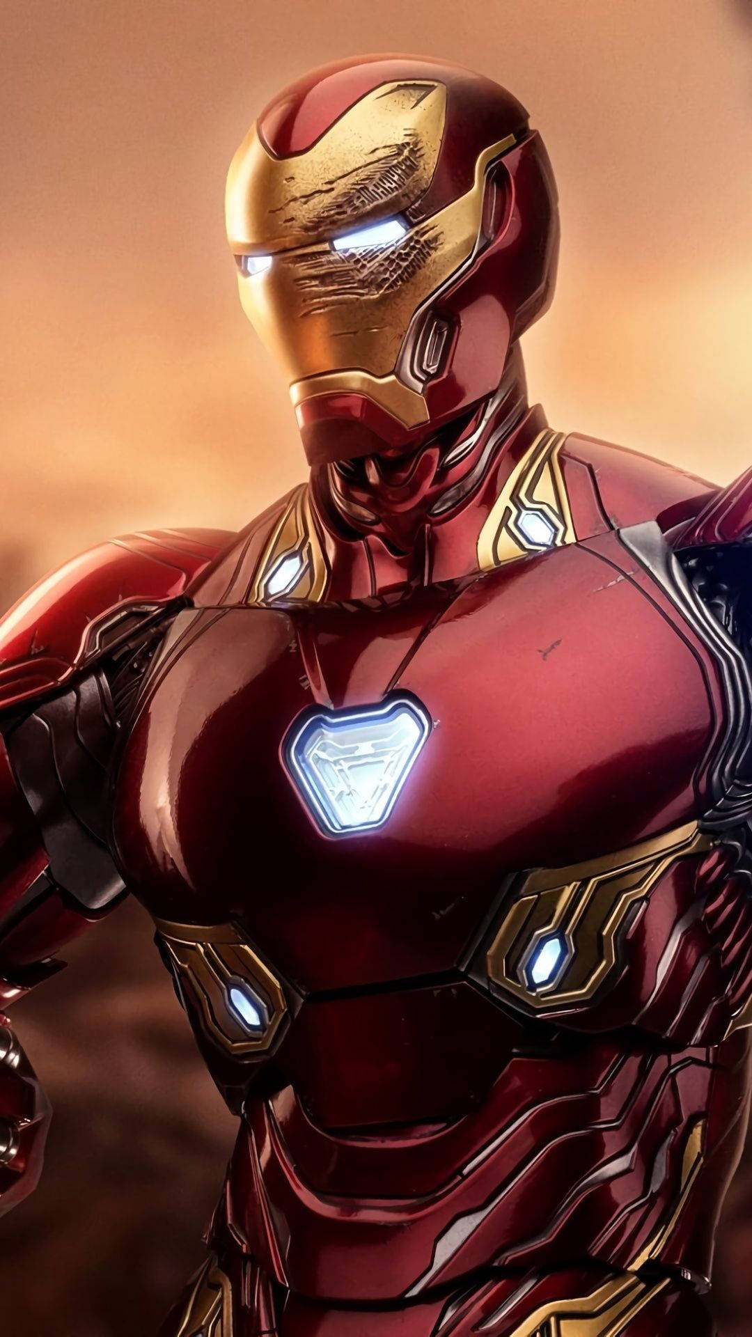 Iron Man Mark 3 er det klassiske Iron Man kostume indrettet med et klassisk rød-og-guld farveskema. Wallpaper