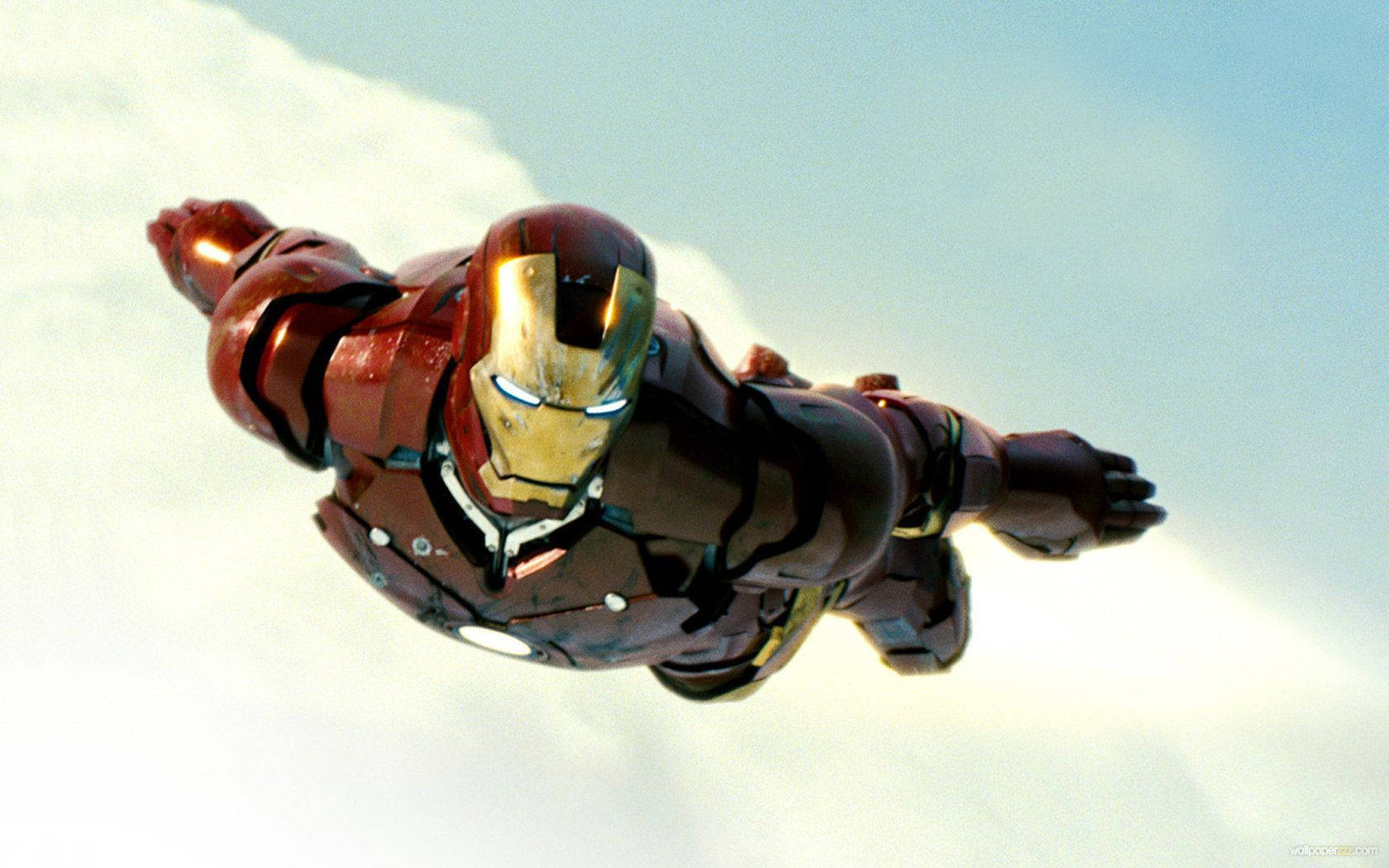 Iron Man Mark 3 Flying Wallpaper