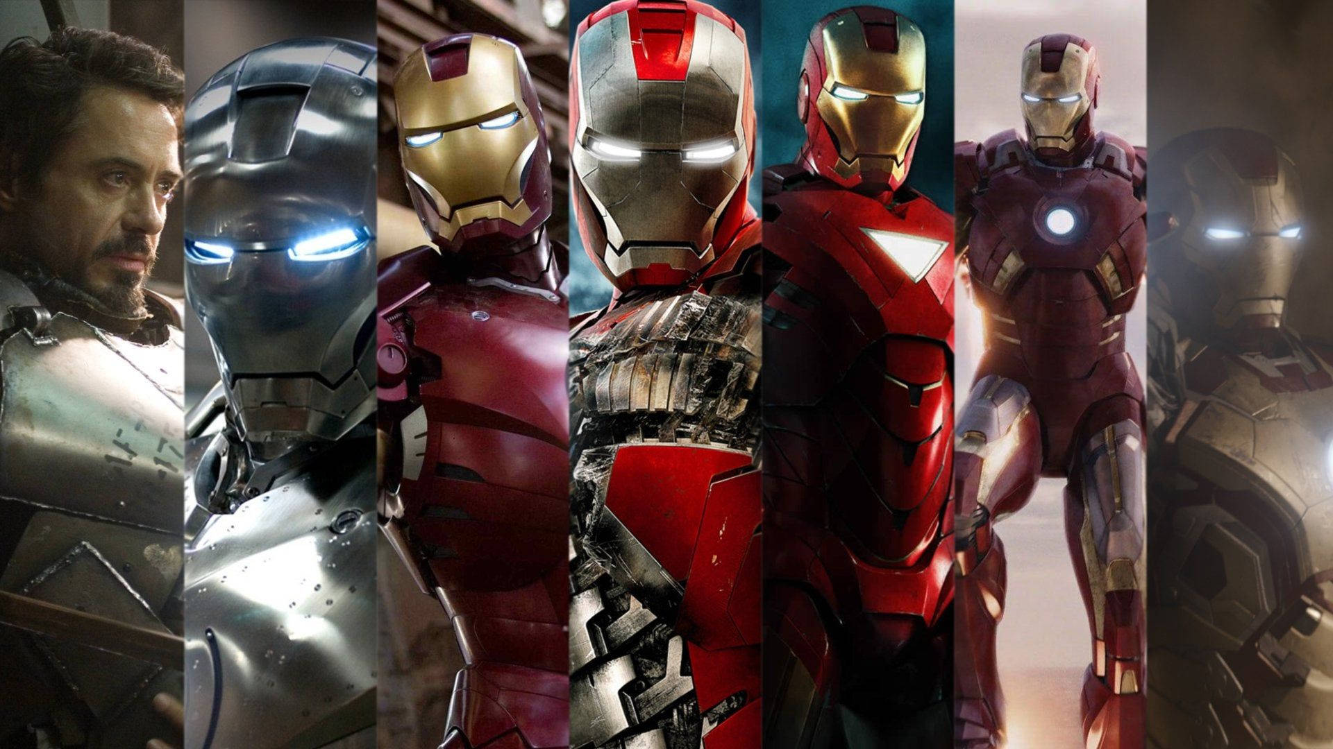 Iron Man Mark 3 standing ready to defend justice Wallpaper