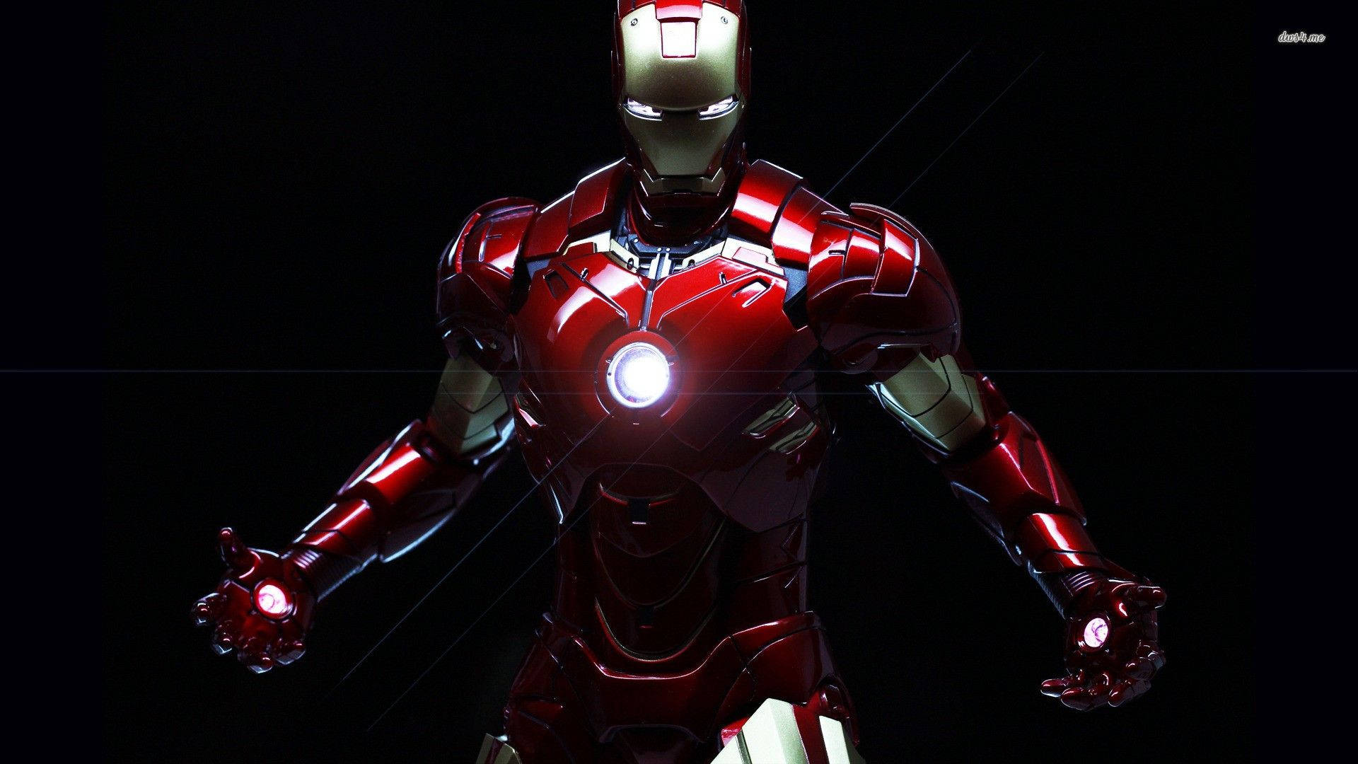 Iron Man Mark 3, den mest avancerede robot-rustning på verdensplan, redder liv! Wallpaper