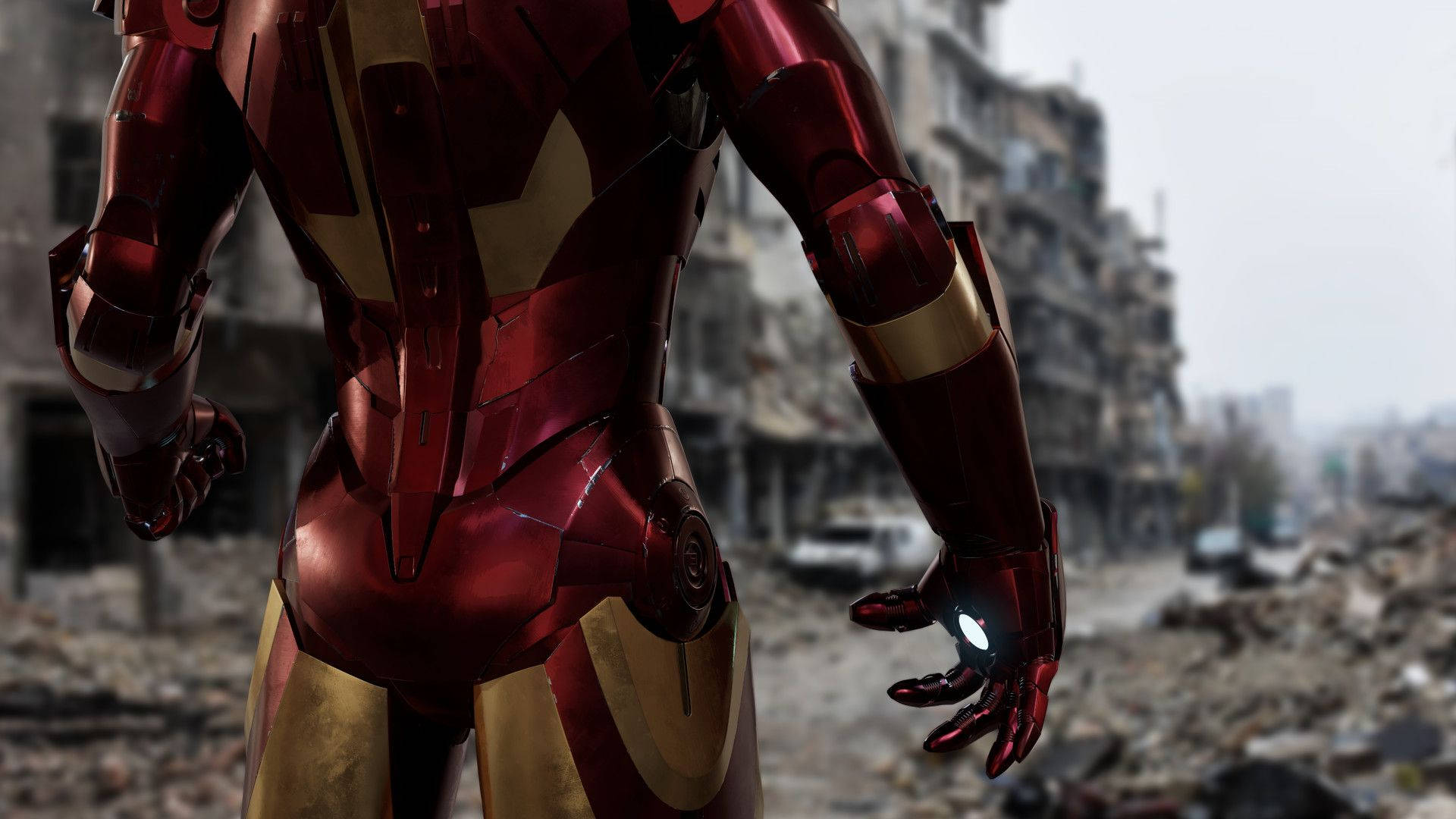 Iron Man Mark 3 tager afsted Wallpaper