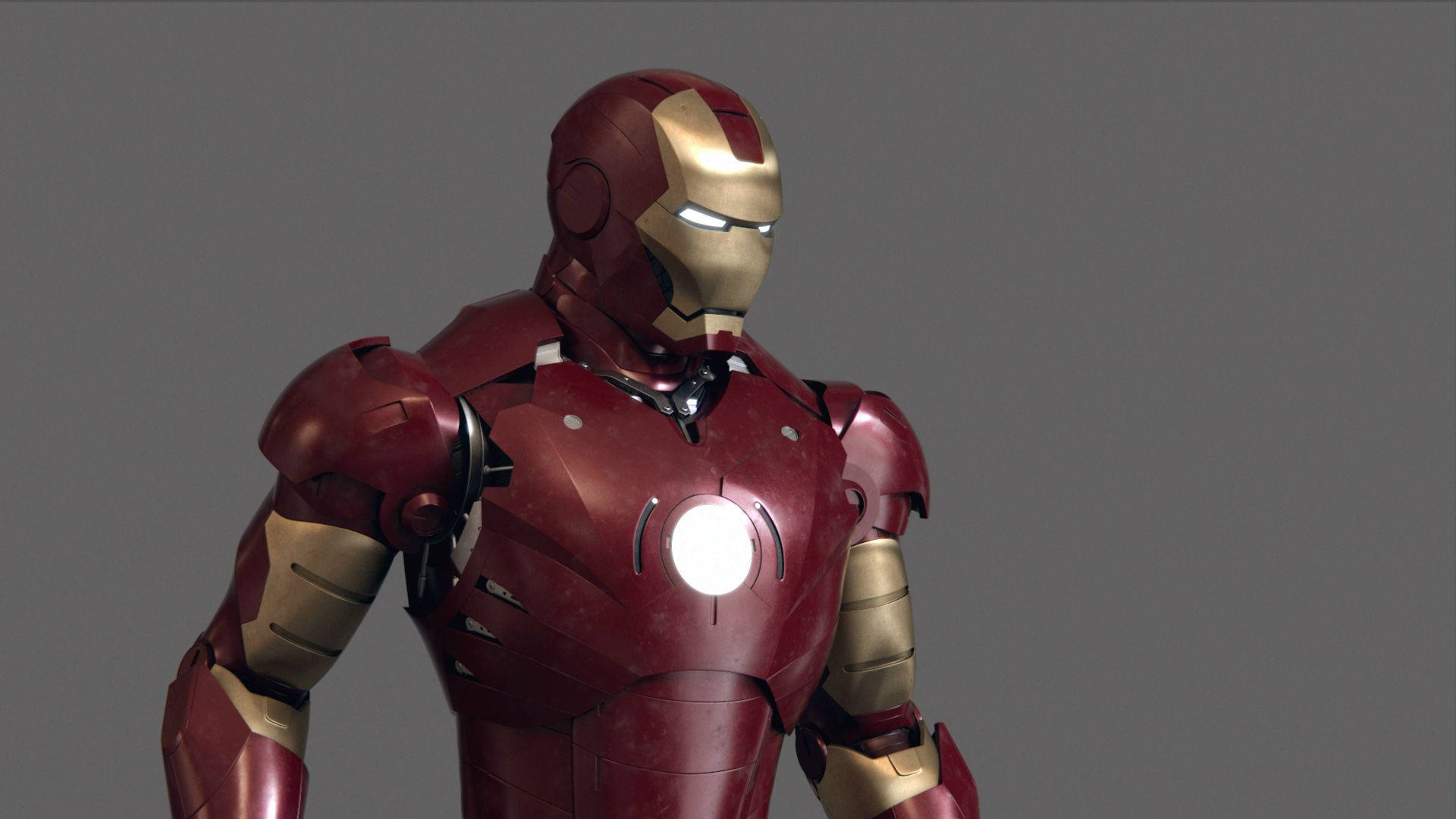 Profilolaterale Di Iron Man Mark 3. Sfondo
