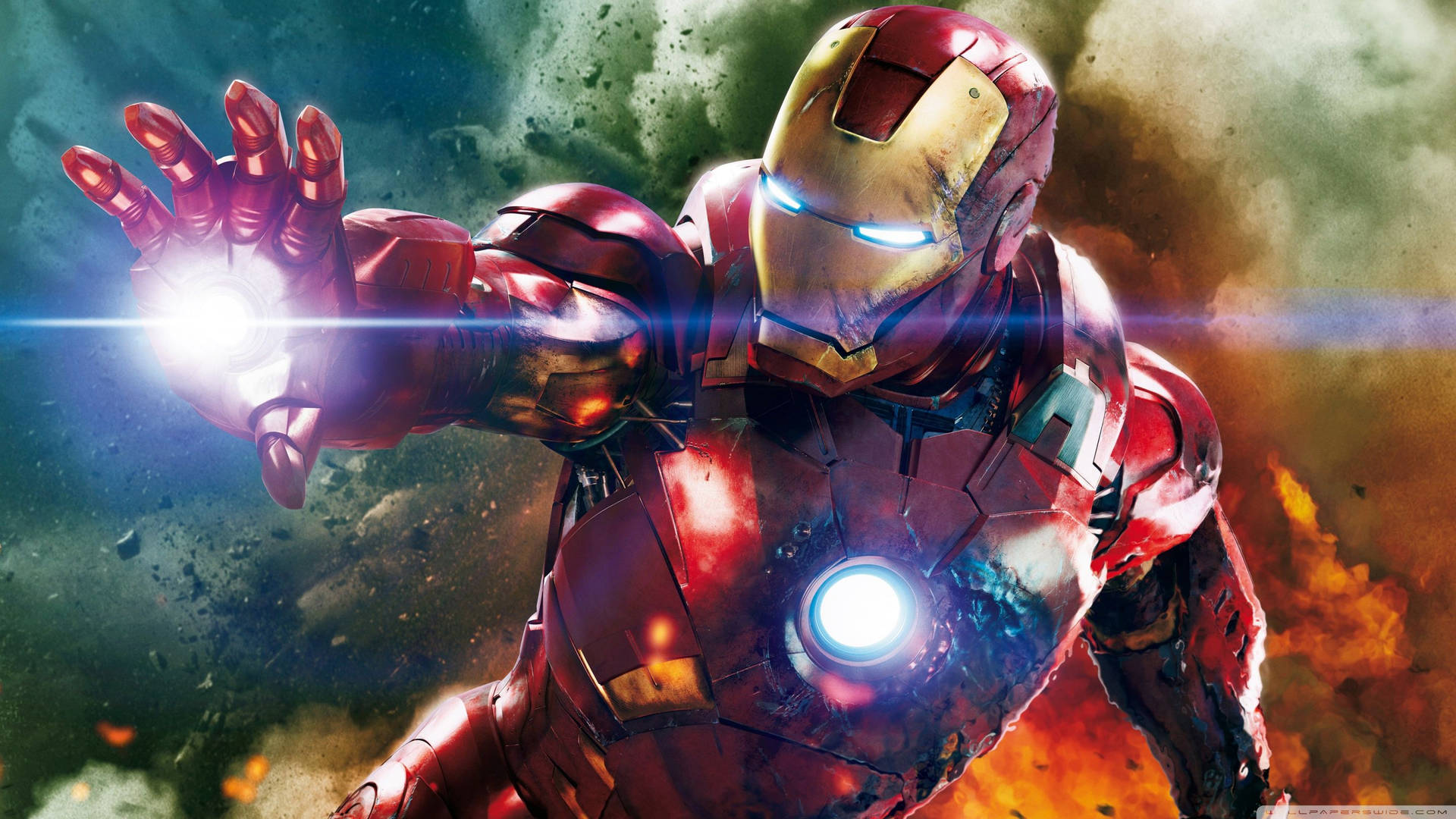 Iron Man Mark 3 Armor Dragt - High-Tech Superhelt Kostume. Wallpaper
