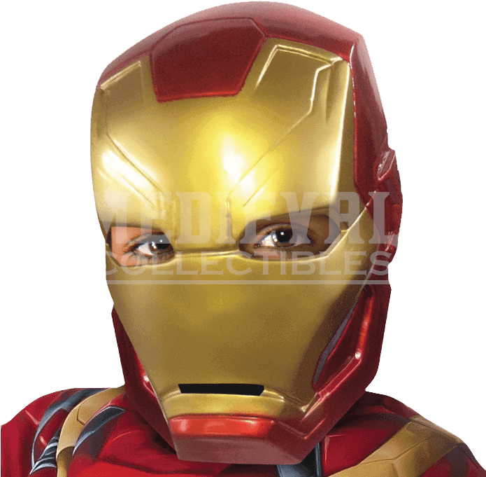 Iron Man Mask Close Up PNG