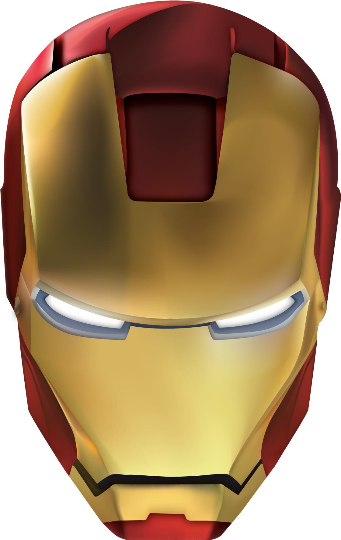 Iron Man Mask Close Up PNG