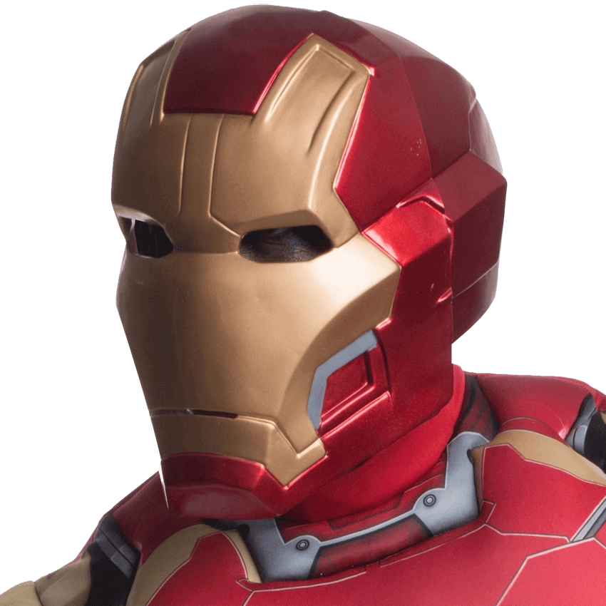 Iron Man Mask Close Up PNG