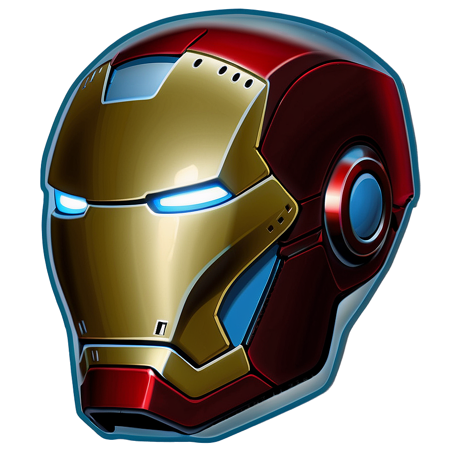 Download Iron Man Mask Detail Png Fbe | Wallpapers.com