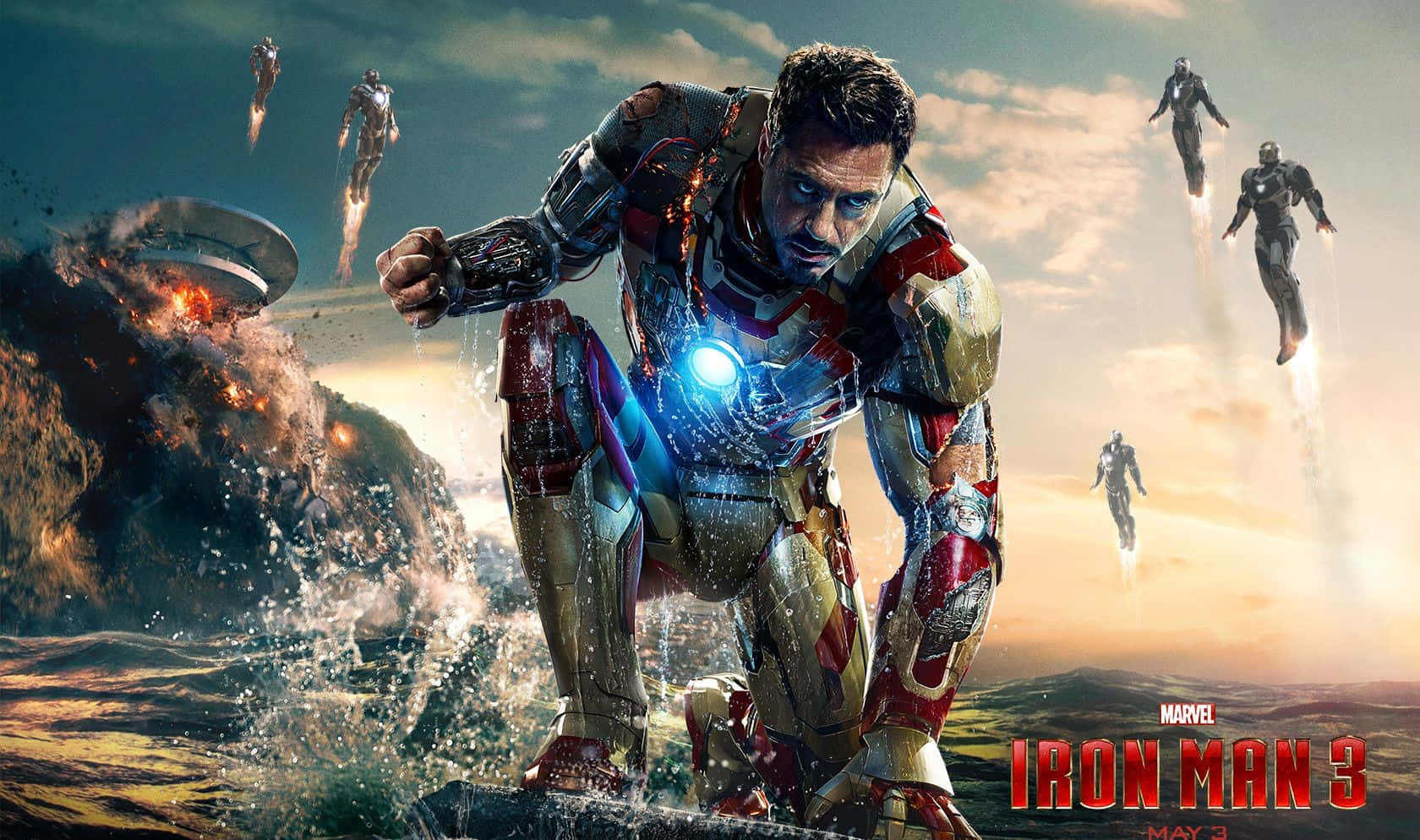 The Man in the Iron Suit - Tony Stark Wallpaper