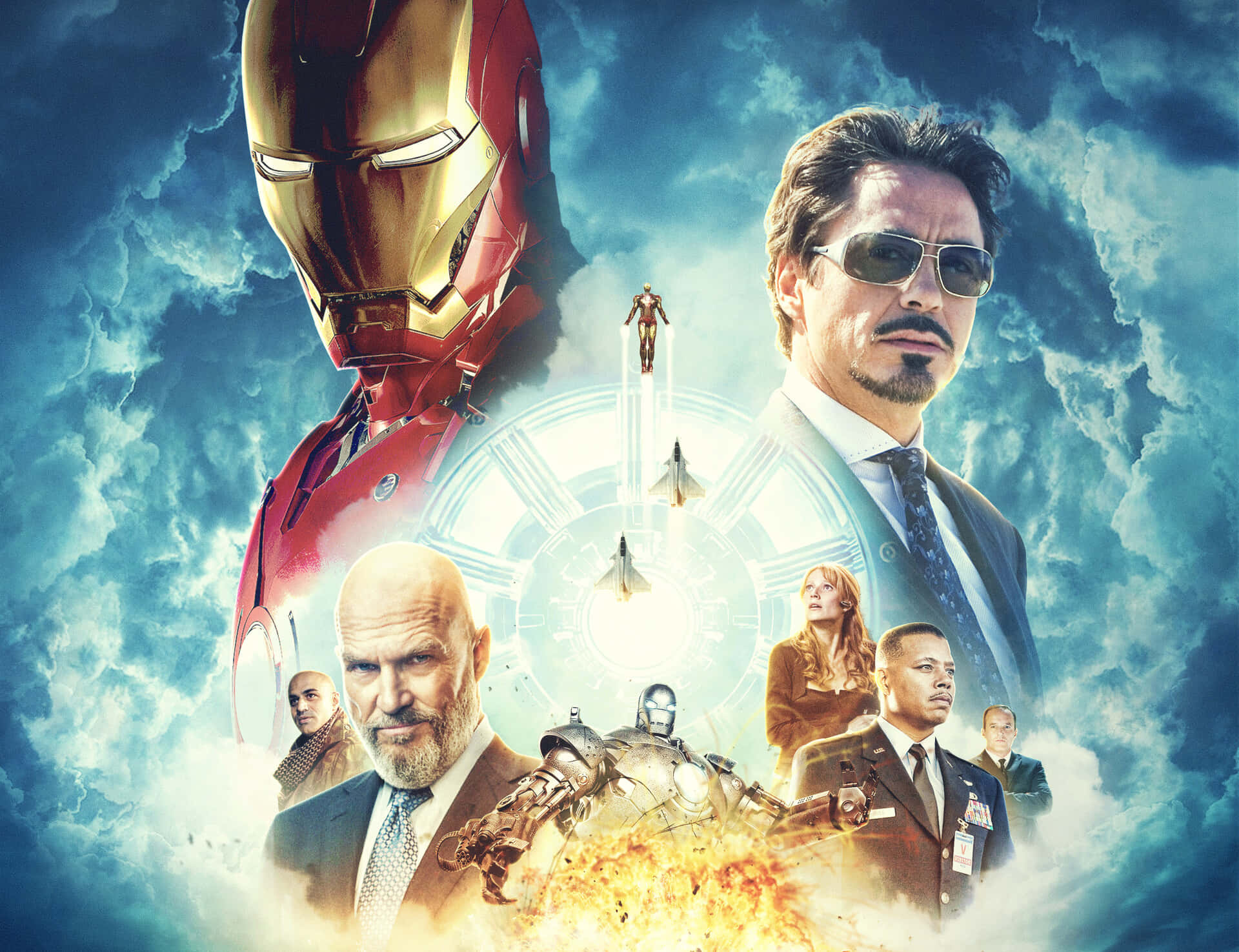 Tony Stark appears in Iron Man Movies Wallpaper