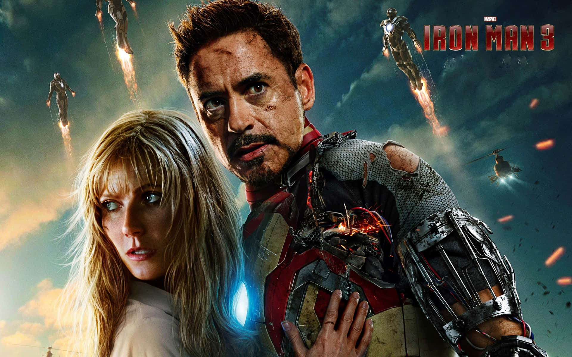 Experience the wonder of Iron Man movies Wallpaper