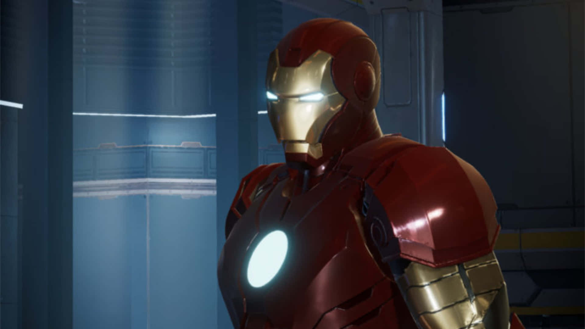 Imagende Iron Man En El Laboratorio.