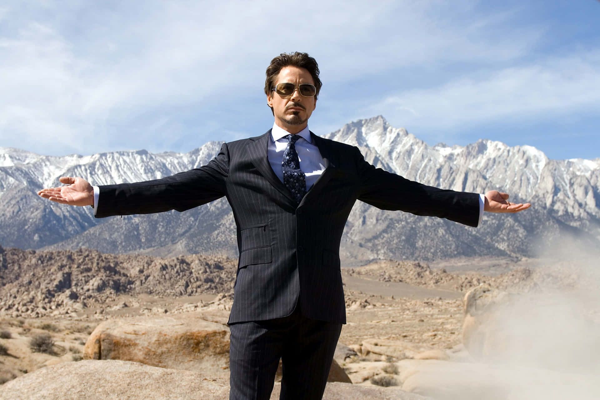 Iron Man Robert Downey Jr In Desert Picture