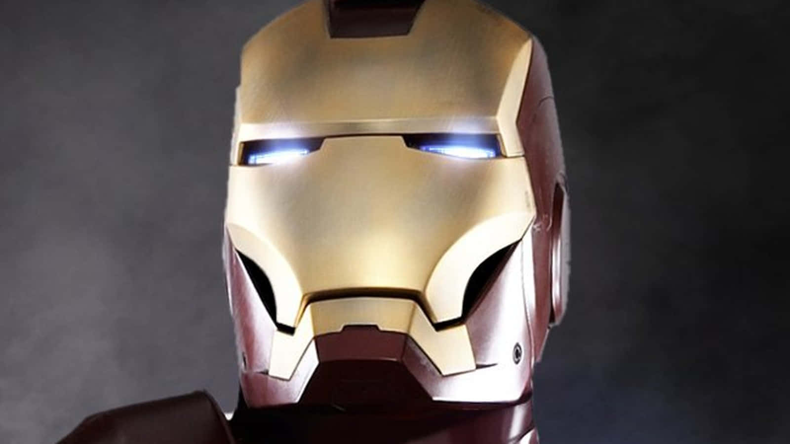 Bilddes Iron Man Helms In Nahaufnahme