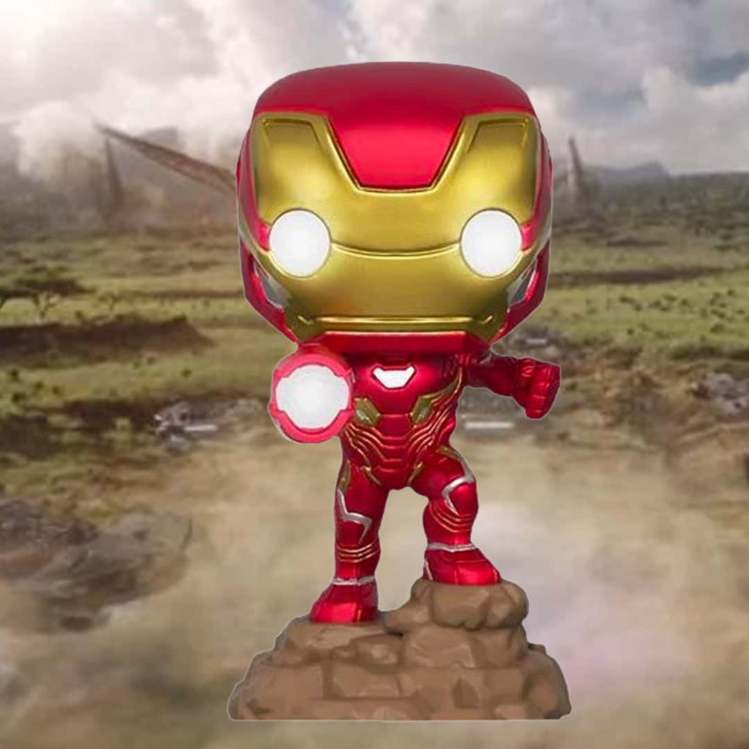 Collect All Your Favorite Iron Man Pop Figures Wallpaper