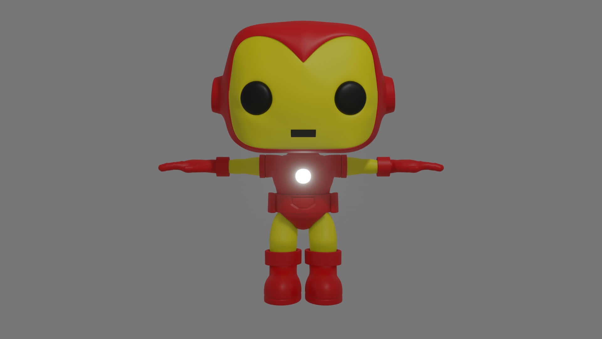 "Adorn Your Collection with This Retro Iron Man Pop Figure" Wallpaper