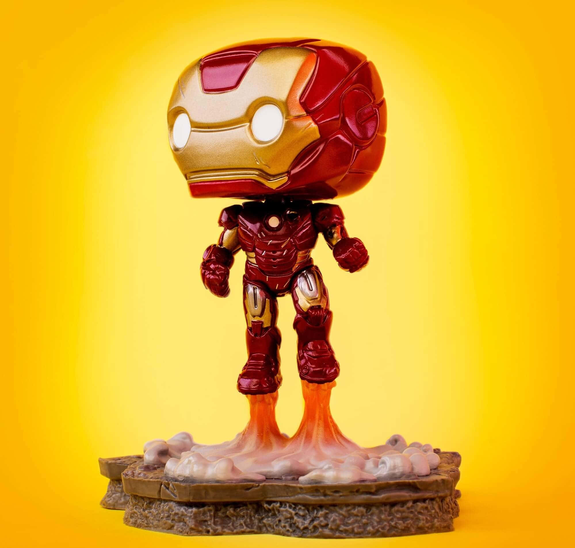 Collect All Your Favorite Iron Man Pop Figures Today Wallpaper