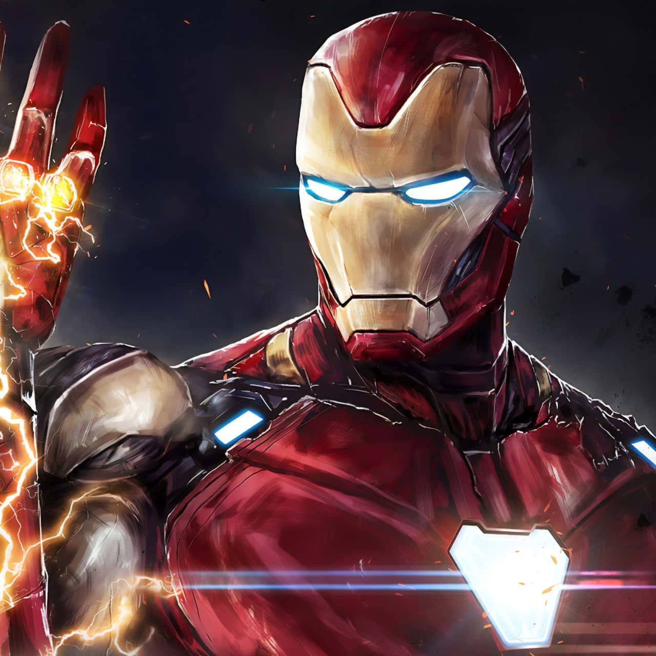 Iron Man Power Gesture Wallpaper