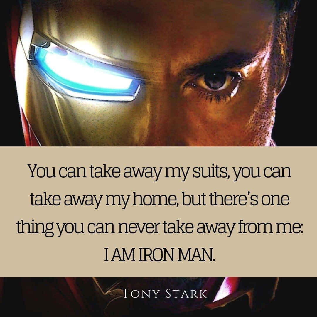 "I've never been a billionaire before - Tony Stark Wallpaper
