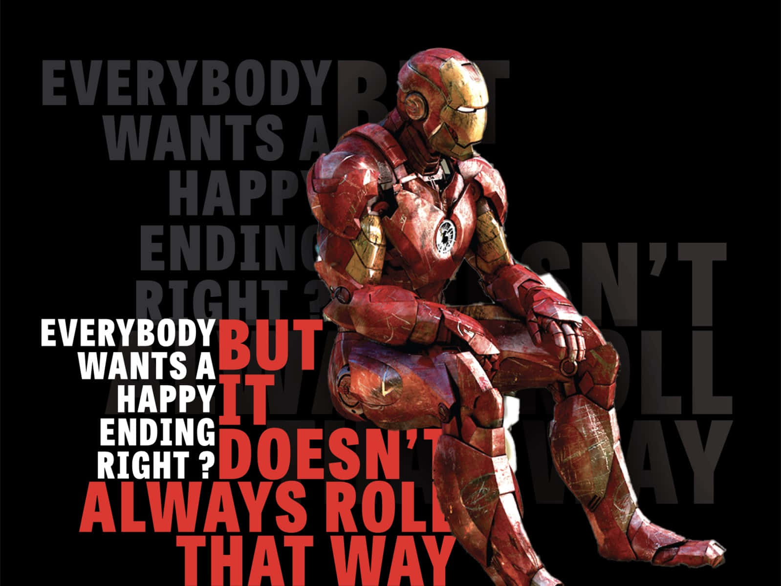 "I am Iron Man." Wallpaper