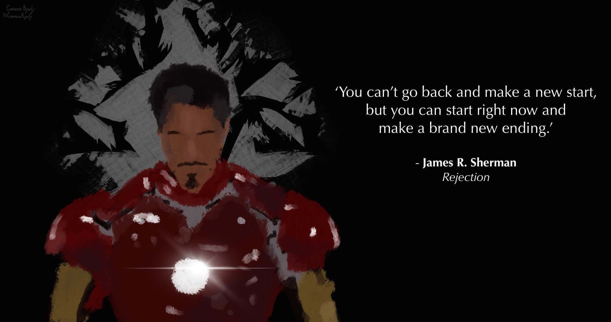 "I am Iron Man"  - Tony Stark Wallpaper