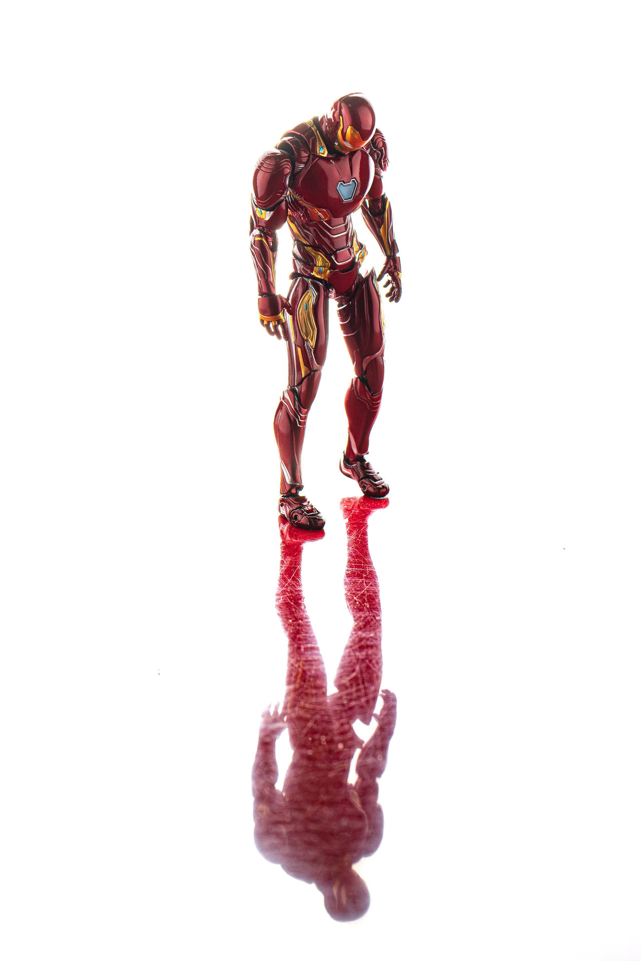 Iron Man Reflective Pose SVG