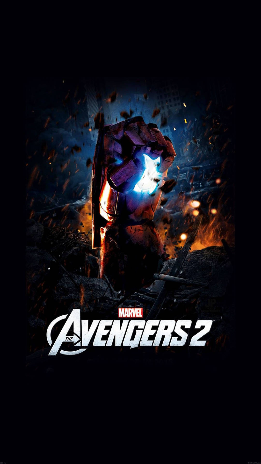 Iron Man's Fist Avengers Per Iphone Sfondo