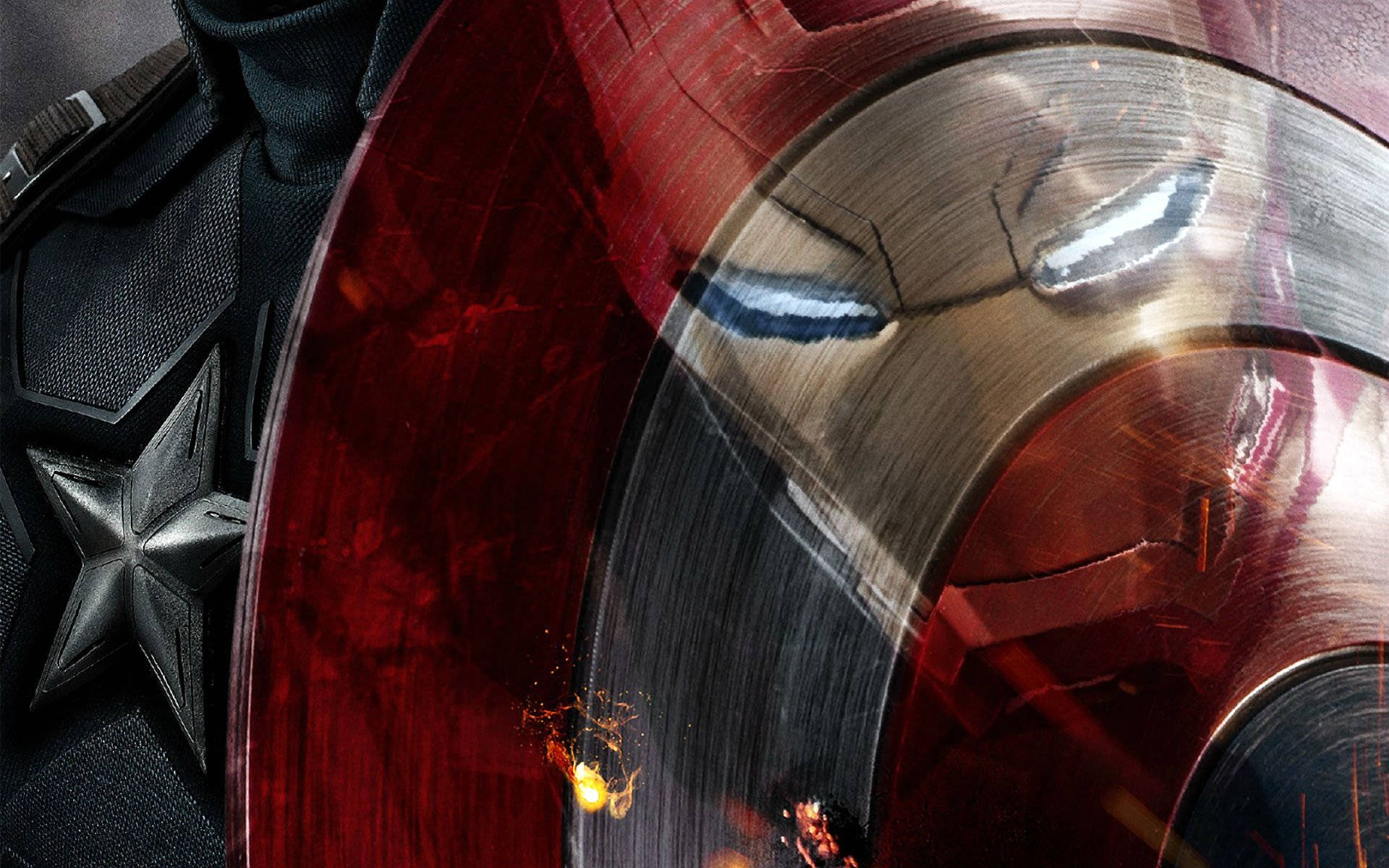 Download Iron Man's Reflection Captain America Civil War Wallpaper |  