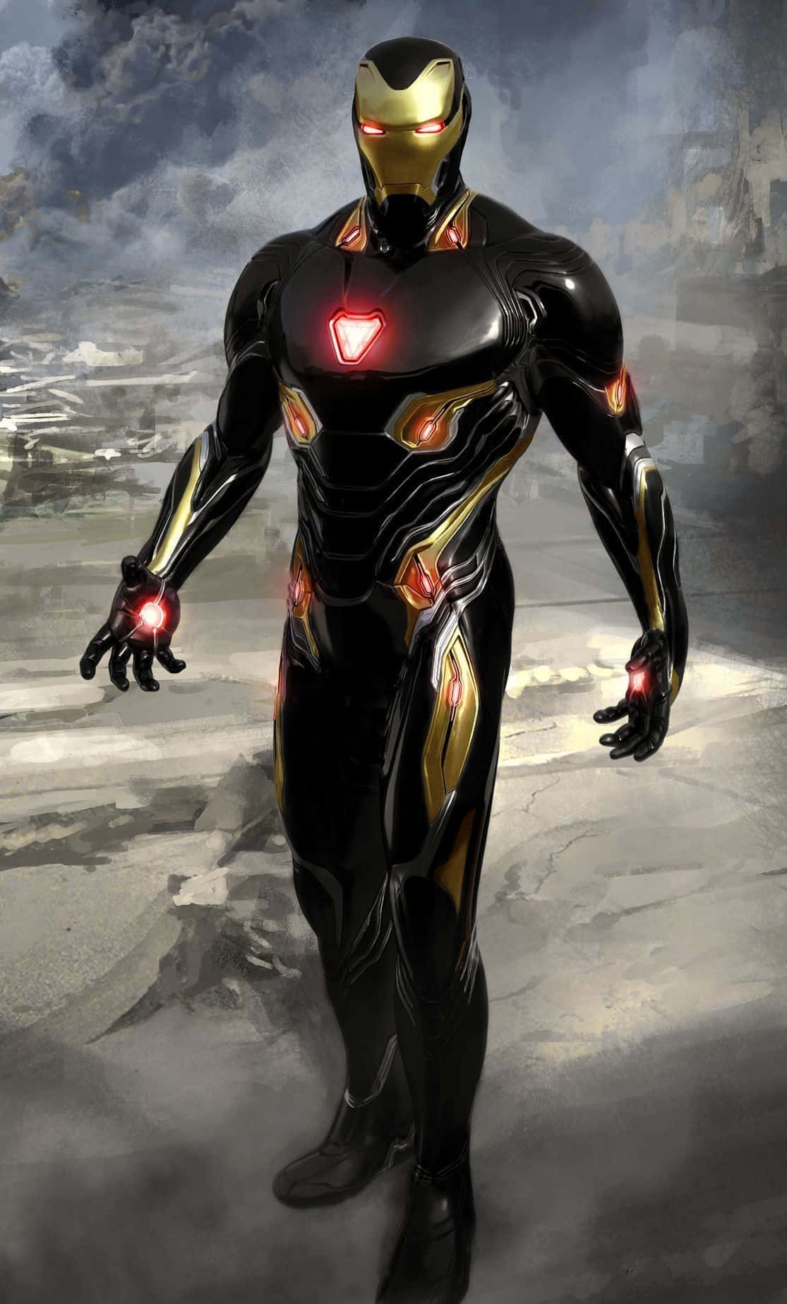 Tony Stark, Iron Man in His Famous Suit Wallpaper
