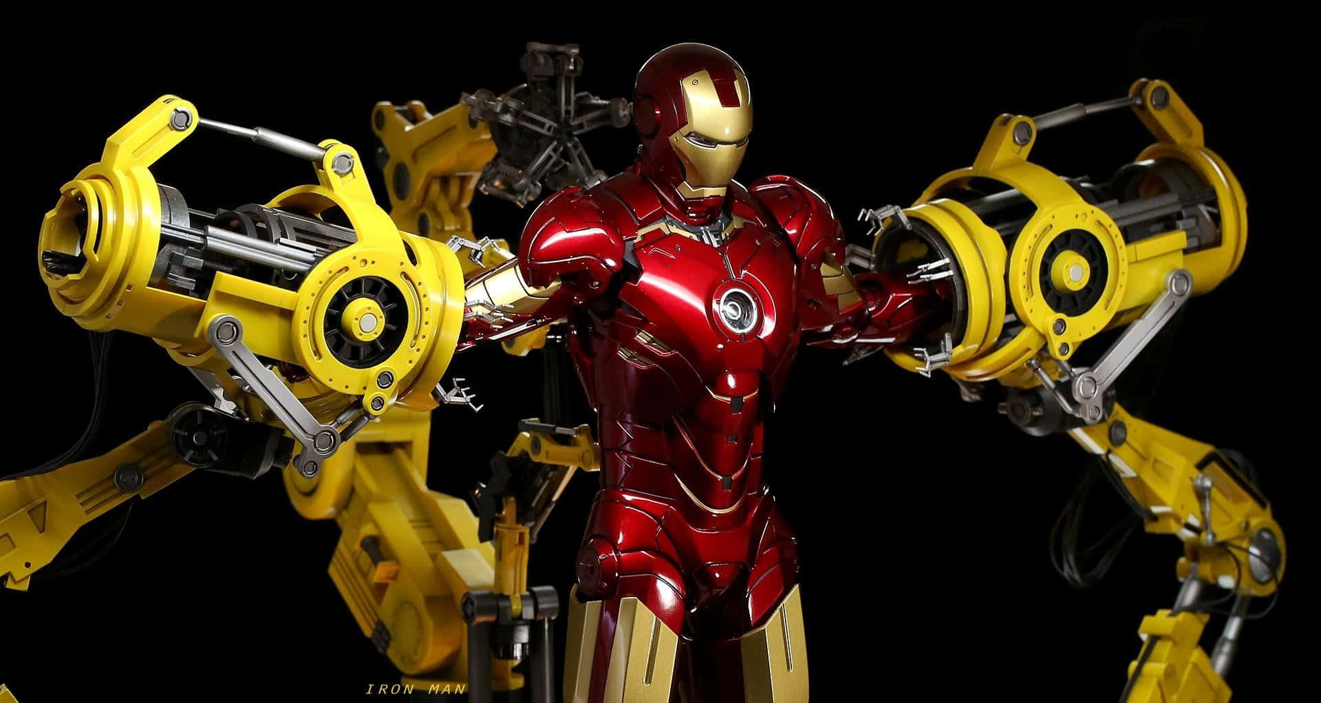 Unleash the Power of the Iron Man Suit Wallpaper