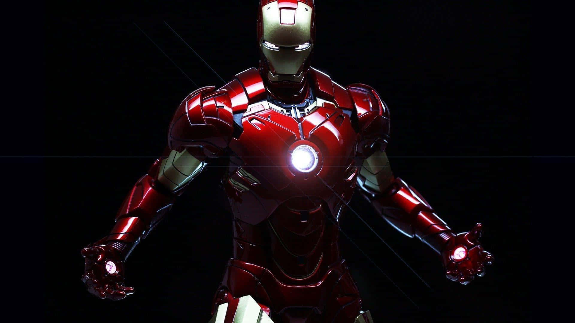Iron Man Suited Up and Ready to Go! Wallpaper