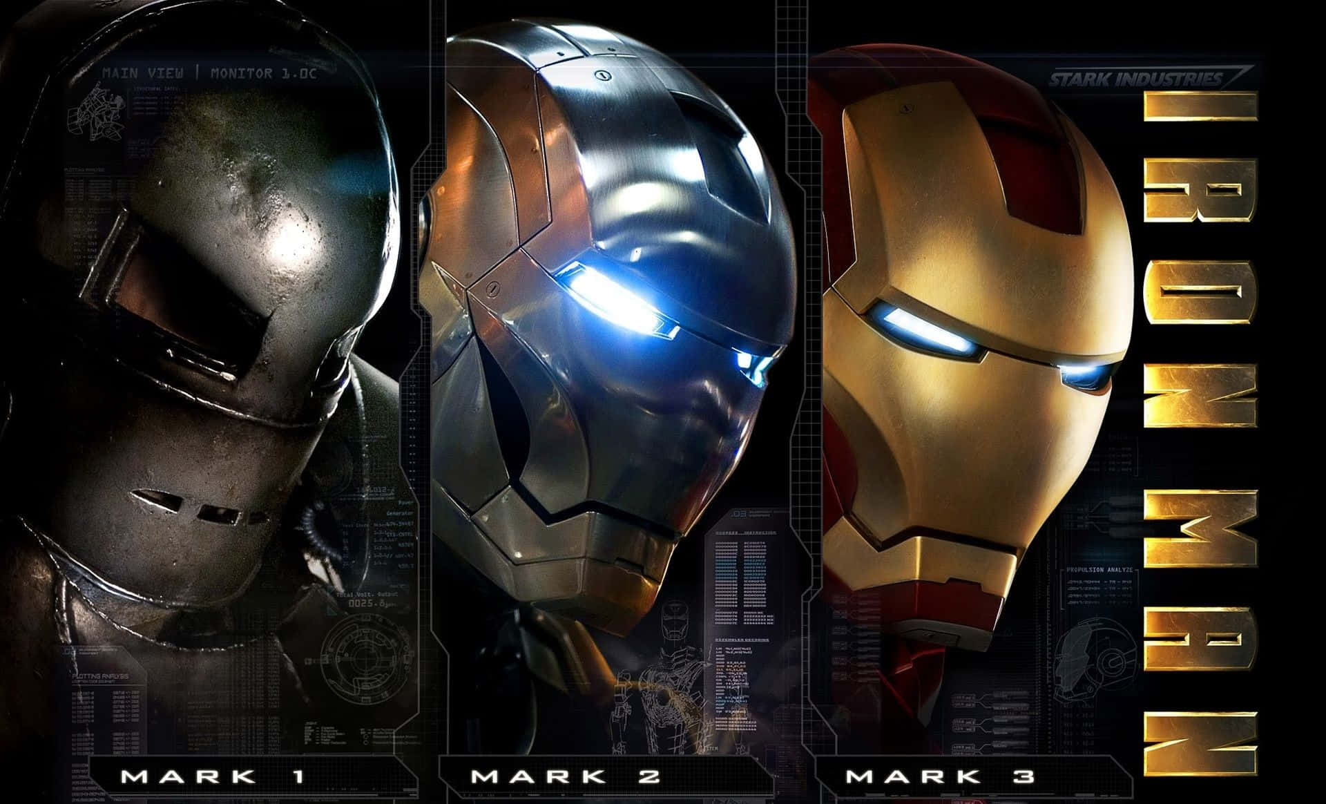 Tony Stark suits up as Iron Man Wallpaper