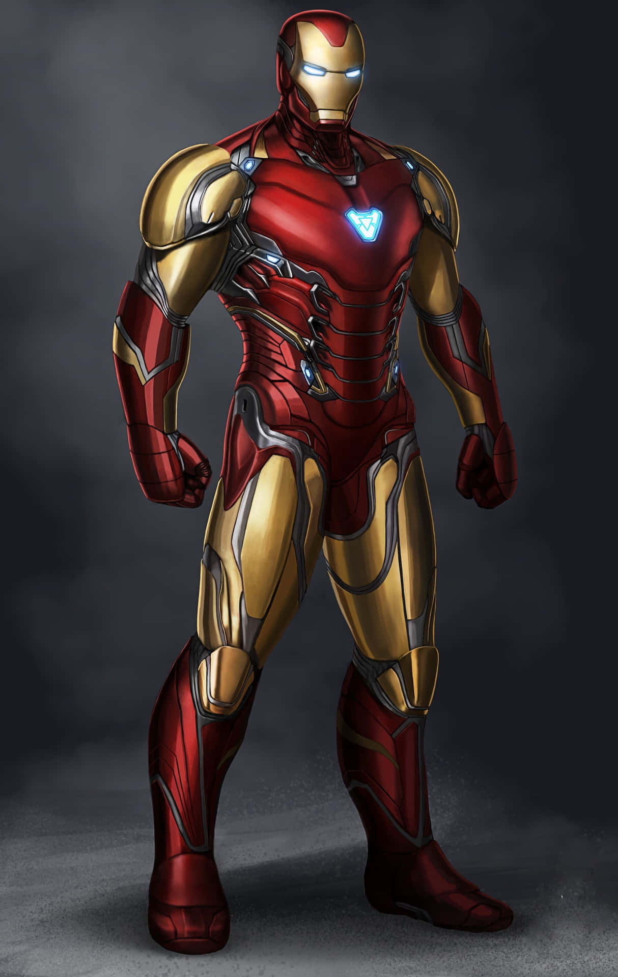 Tonystark Presumiendo De Su Traje De Iron Man. Fondo de pantalla