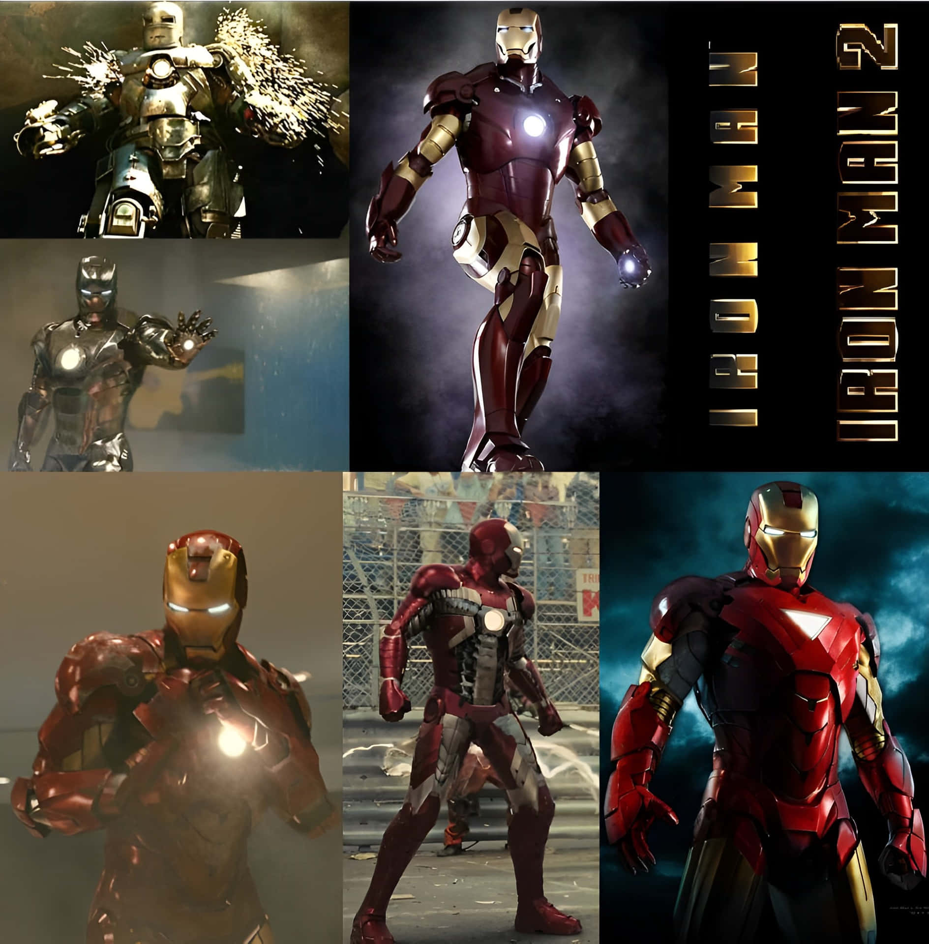 High-Tech Iron Man Suit Wallpaper