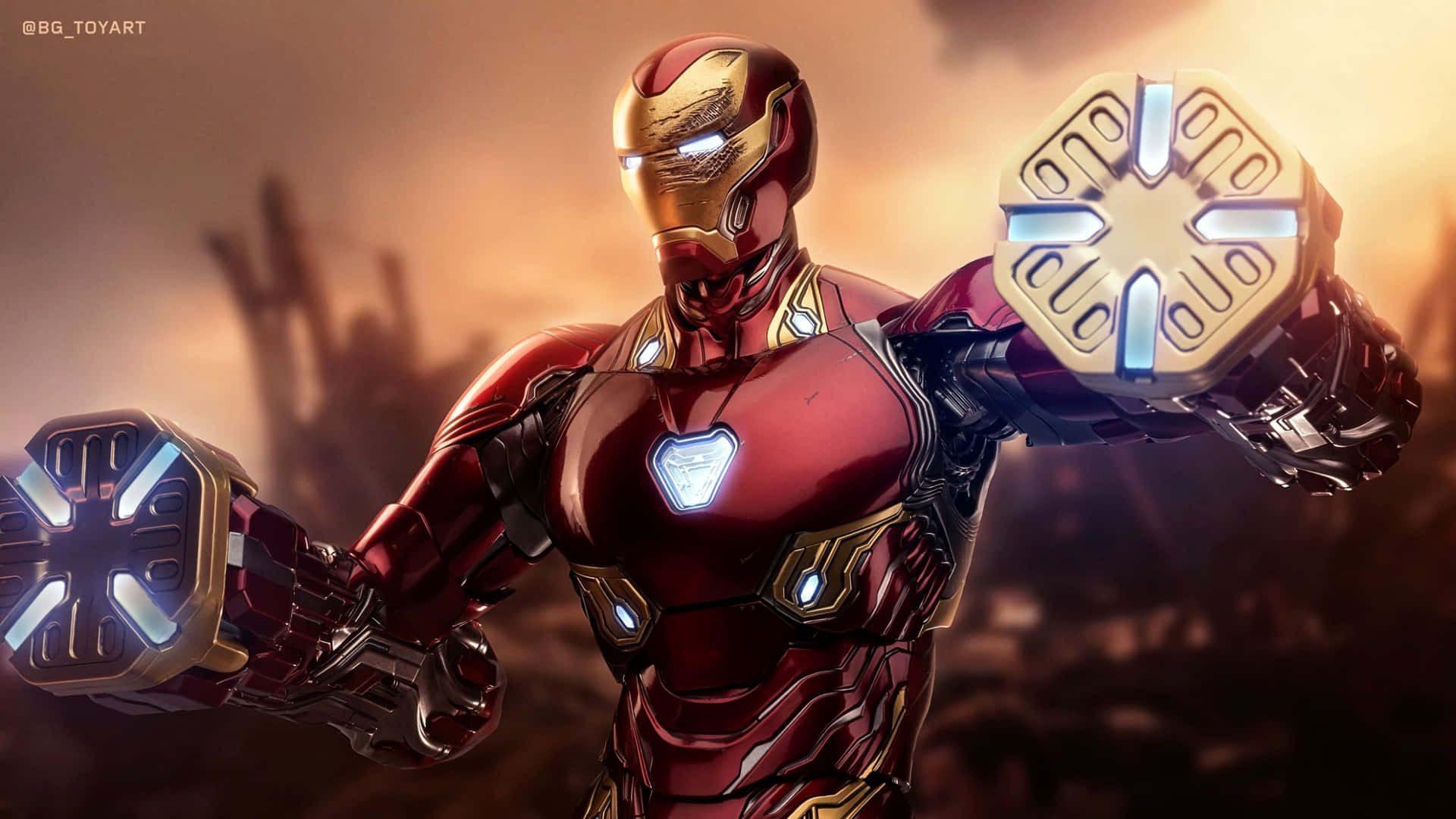 The Legendary Iron Man Suit Wallpaper
