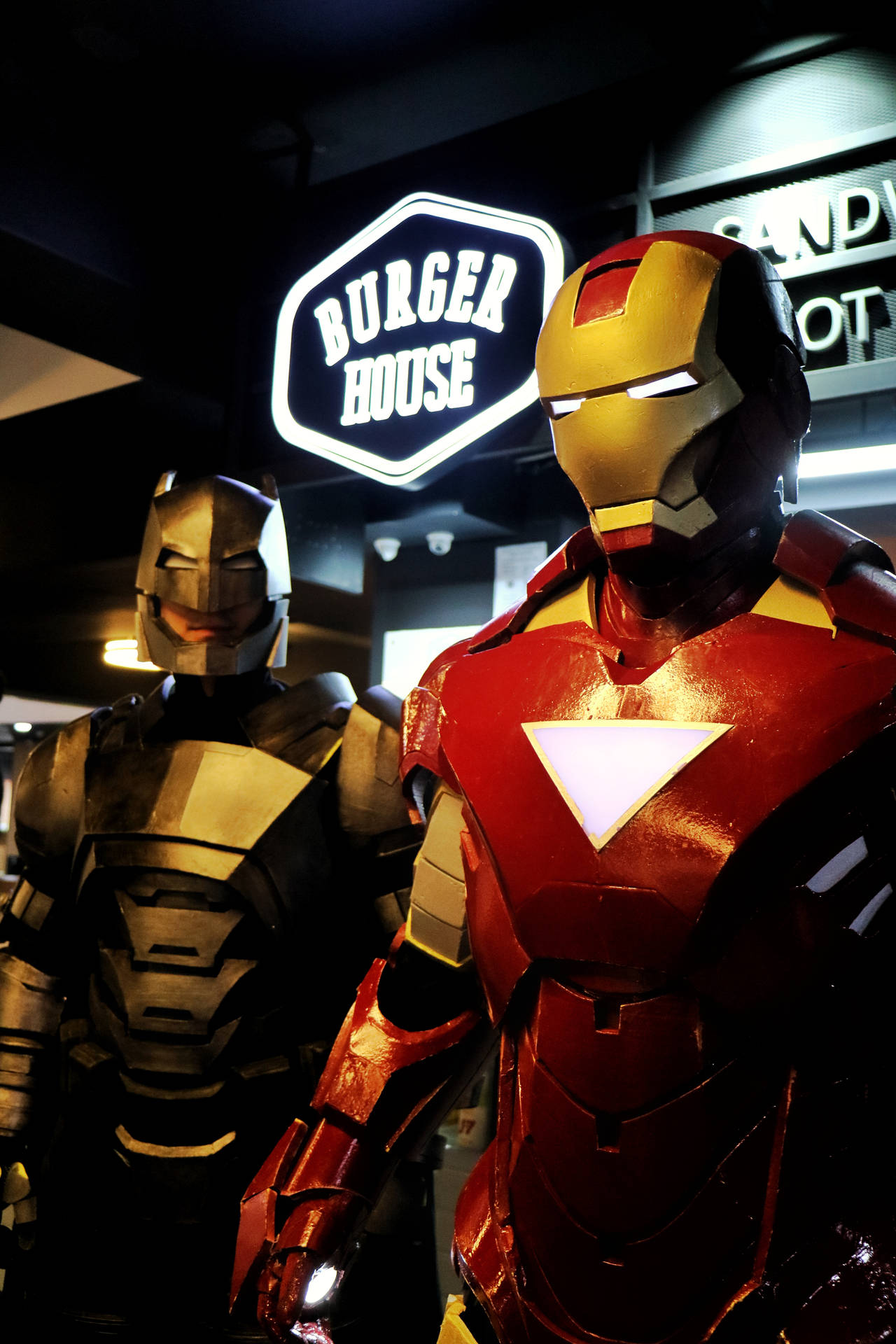 Iron Man Suits Burger House SVG
