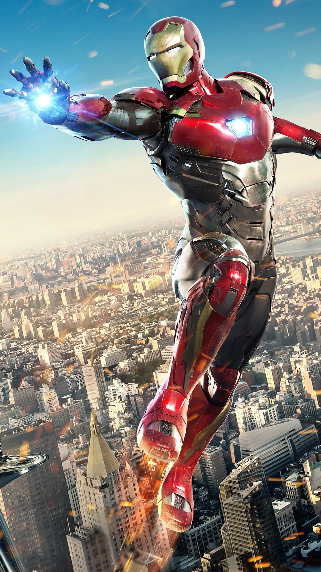 Iron Man Superhelt Mark XLVII tapet. Wallpaper