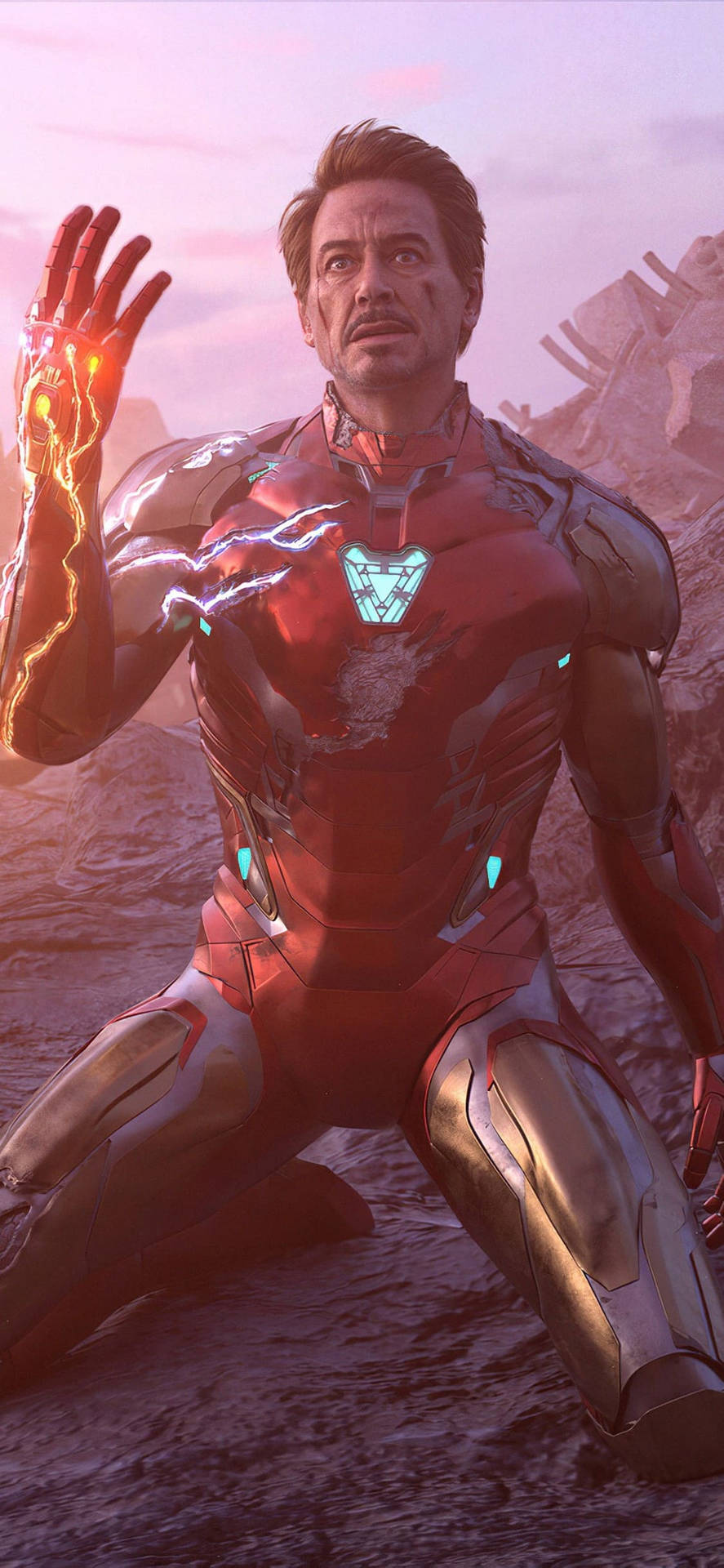 Iron Man Superhero Sacrifice Endgame Wallpaper
