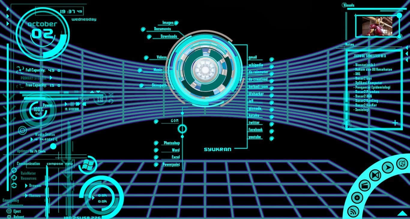 Unlock the power of Iron Man Technology Wallpaper