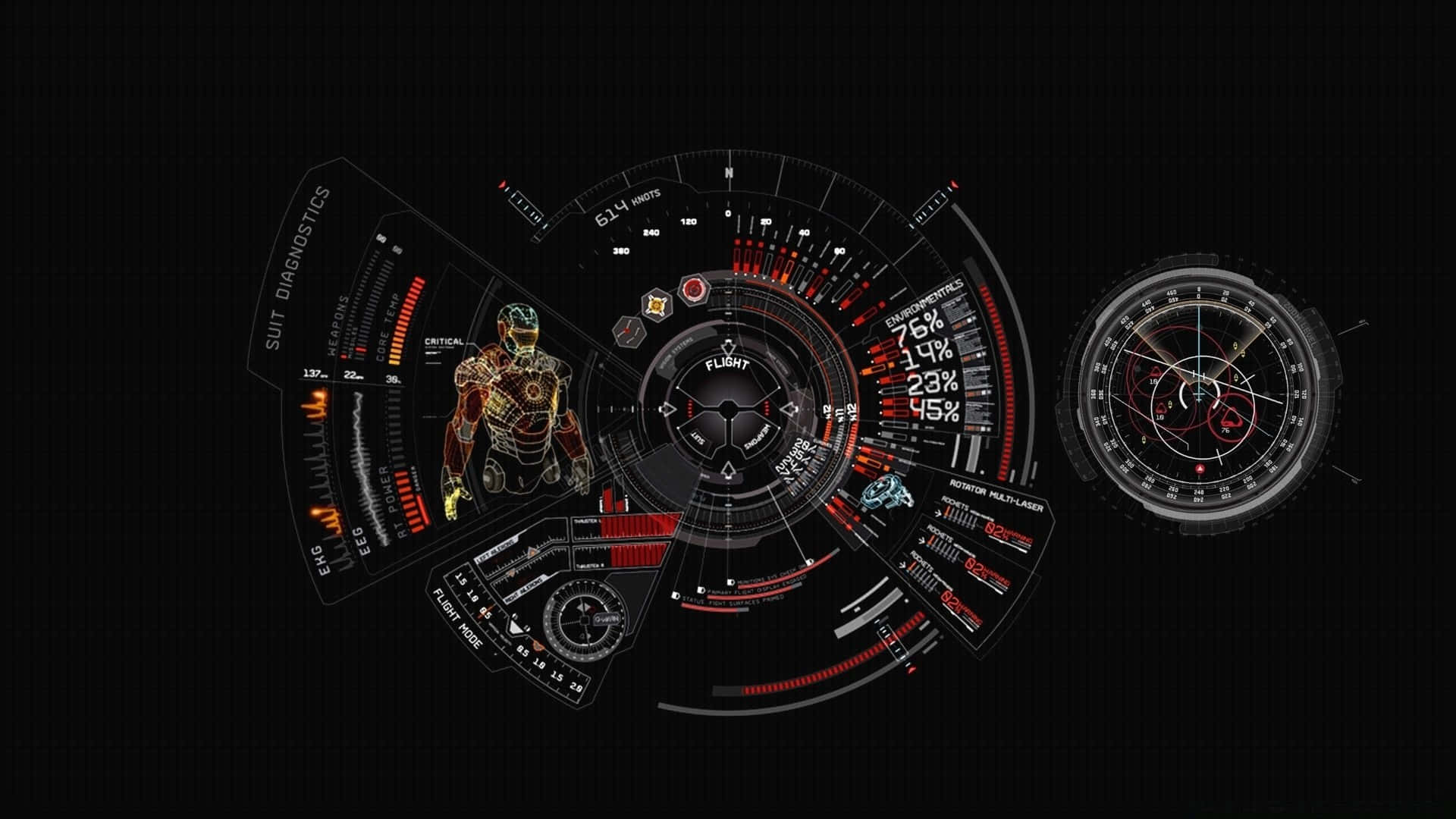 Image  Tony Stark's Cutting Edge Technology Wallpaper
